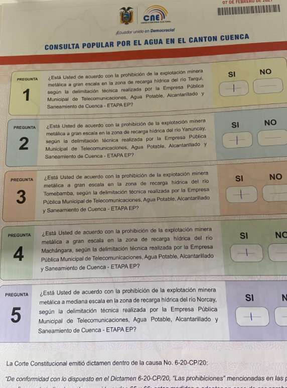 Referendum ballot 