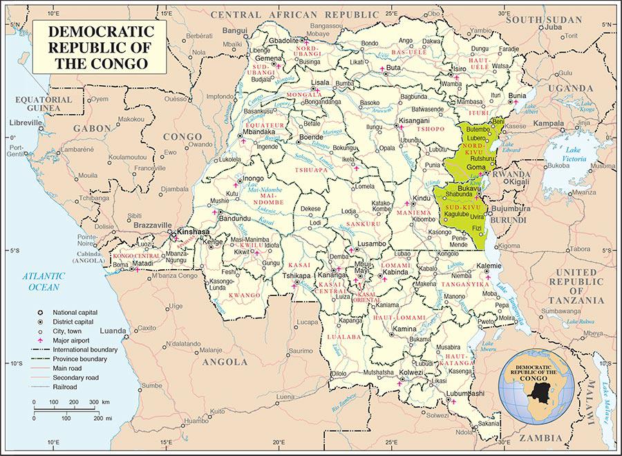 DRC map