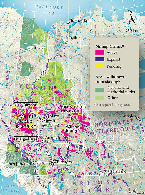 Yukon mining claims